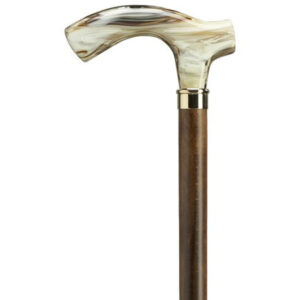 Harvy Canes Imported Acrylic Fritz Brown Marblized Cane