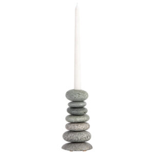 Funky Rock Designs Cairn Candlestick