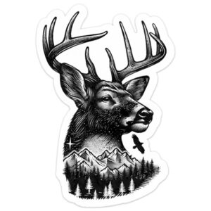 Sticker Art Buck Deer Sticker