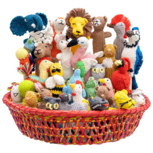Lucuma Designs Organic Cotton Finger Puppet - Animal Mix