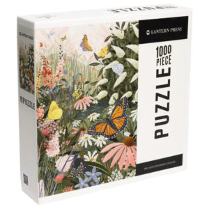 Lantern Press Butterfly Garden Pastel 1000 Piece Puzzle