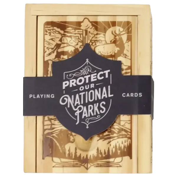 Lantern Press Protect Our National Parks Playing Cards Wood Box Set 1 Lantern Press Protect Our National Parks Playing Cards Wood Box Set