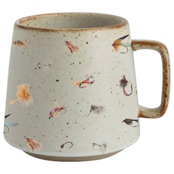 Artsy Em Fly Fisher'S Haven Stoneware Mug 1 Artsy Em Fly Fisher's Haven Stoneware Mug