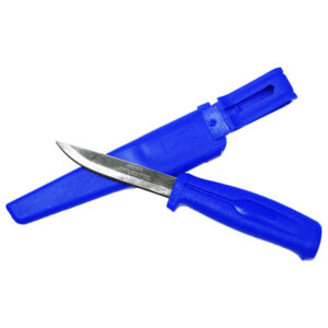 Proman Neon Color Bait Fixed Blade Knife - Blue
