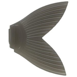 Bucca Brand Trick Shad Soft Bait Lure Replacement Tails - Smoke Grey