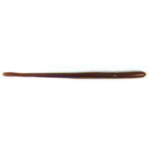 Roboworm Straight Tail Worm Soft Bait Lures - Oxblood Light Red Flake