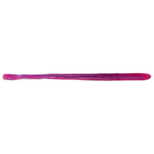 Roboworm Straight Tail Worm Soft Bait Lures - Morning Dawn Silver Flake