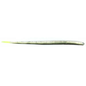 Roboworm Straight Tail Worm Soft Bait Lures - Salt and Pepper Chartreuse