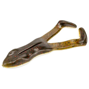 Frog Factory Bull Ribbit Fishing Lures - Green Pumpkin Red/Pearl