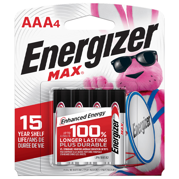 Energizer Max Aaa Alkaline Batteries, 4Pk 1 Energizer MAX AAA Alkaline Batteries, 4pk