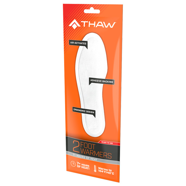 Alliance Consumer Group Thaw Disposable Heated Insole Foot Warmers, Large 1 Alliance Consumer Group THAW Disposable Heated Insole Foot Warmers Large