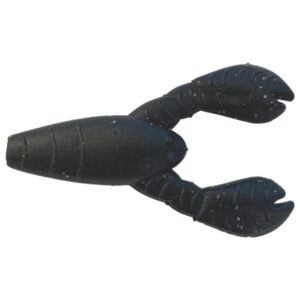 Great Lakes Finesse Snack Craw Fishing Lures - Matte Black