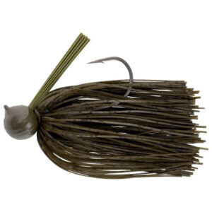 Lurenet War Eagle Pro Football Jig Lure - Green Pumpkin