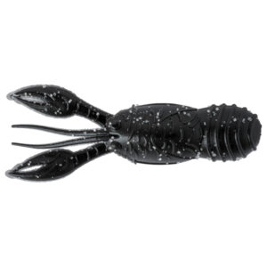 Great Lakes Finesse Juvy Craw Fishing Lures - Matte Black Floating