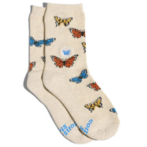 Conscious Step Kids Socks That Protect Butterflies