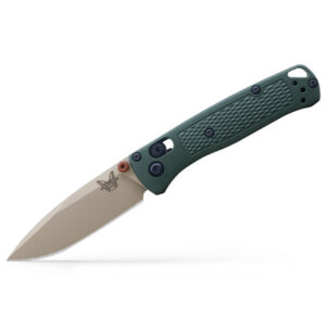 Benchmade Mini Bugout Folding Knife - Taiga Green Grivory