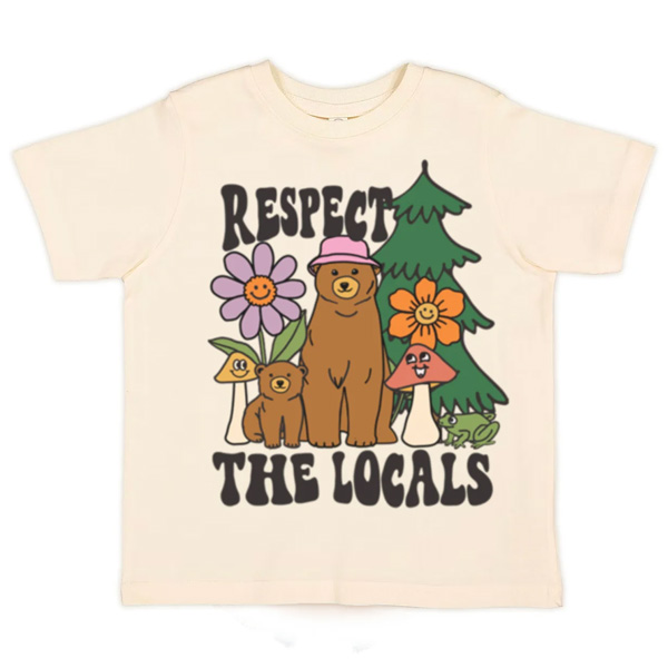 Of These Mountains Respect The Locals Kids Tee Shirt 1 Of These Mountains Respect the Locals Kids Tee Shirt