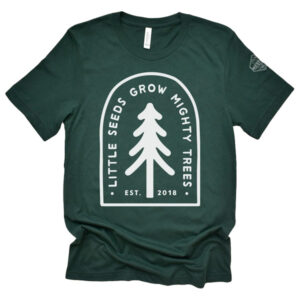 Of These Mountains Little Seeds Grow Mighty Trees Kids Tee Shirt