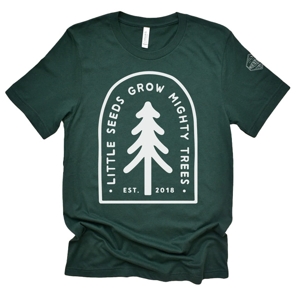 Of These Mountains Little Seeds Grow Mighty Trees Kids Tee Shirt 1 Of These Mountains Little Seeds Grow Mighty Trees Kids Tee Shirt