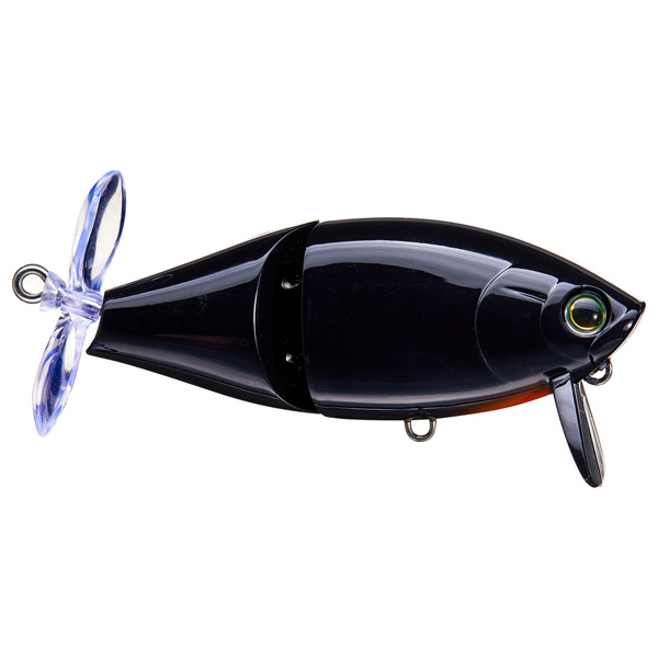 Yo-Zuri 3Db Wake Prop Hard Bait Lure - Black 1 Yo-Zuri 3DB Wake Prop Hard Bait Lure - Black