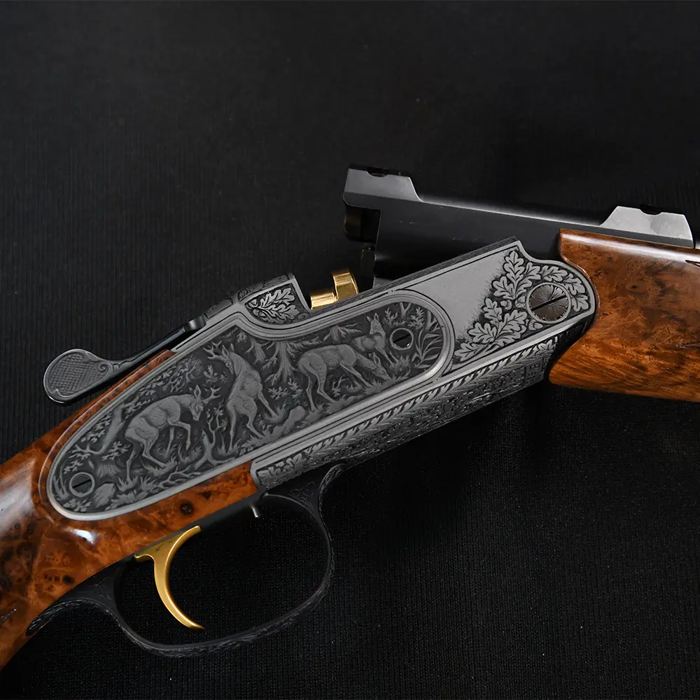 Blaser K95 Mouflon &Amp; Roe Deer Engraved 243 Win 20.75&Quot; 14 BLASER K95 Mouflon & Roe Deer Engraved 243 Win 20.75" - Image 14