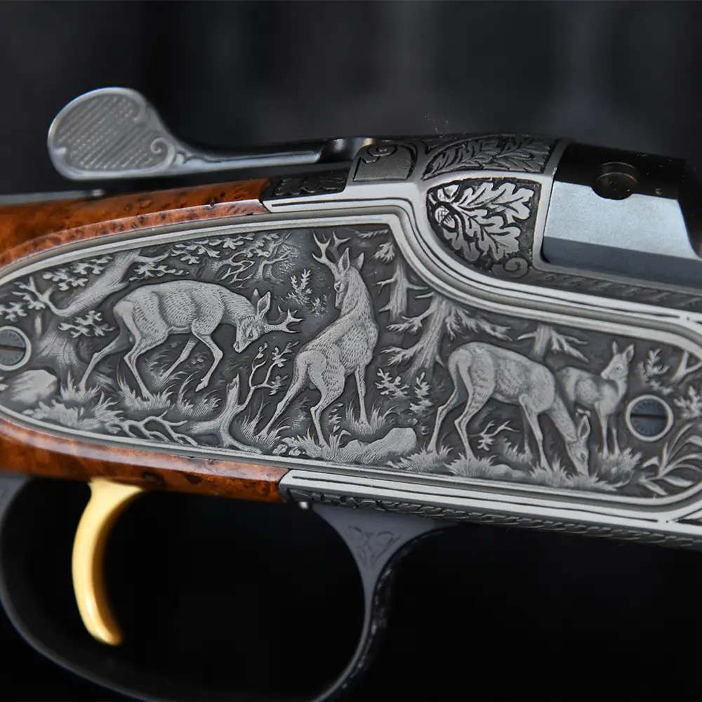 Blaser K95 Mouflon &Amp; Roe Deer Engraved 243 Win 20.75&Quot; 10 BLASER K95 Mouflon & Roe Deer Engraved 243 Win 20.75" - Image 10