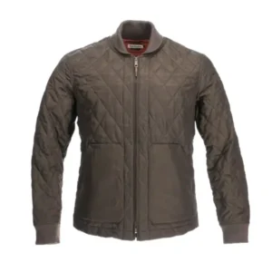 Tom Beckbe Logan Bomber Jacket DARK GREEN