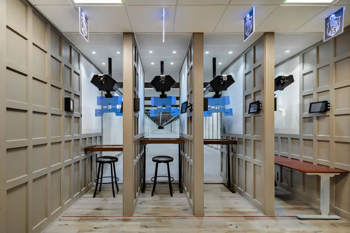 The indoor range at The Sporting Shoppe