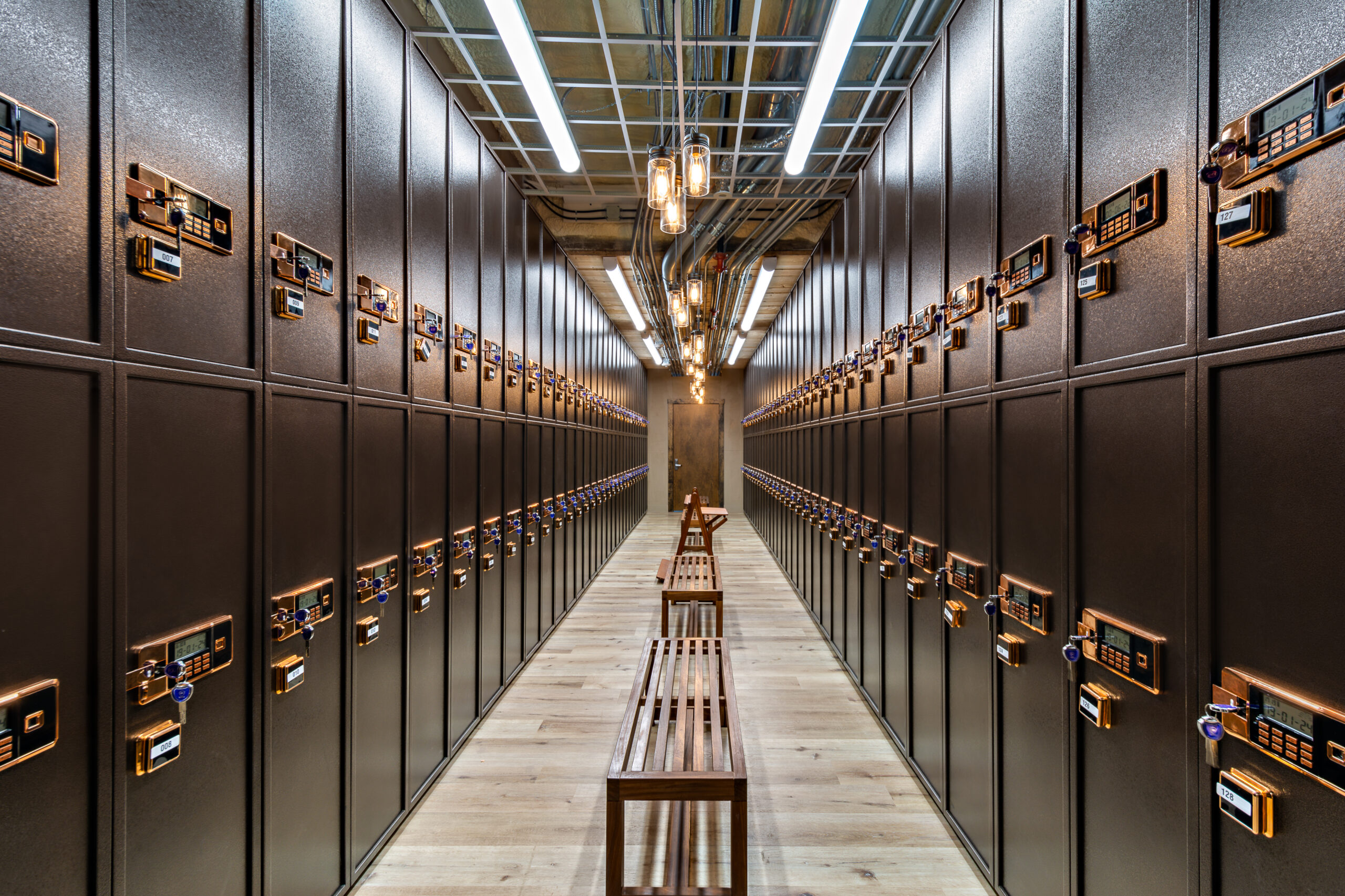 Indoor Range 4 Member gun-locker vault