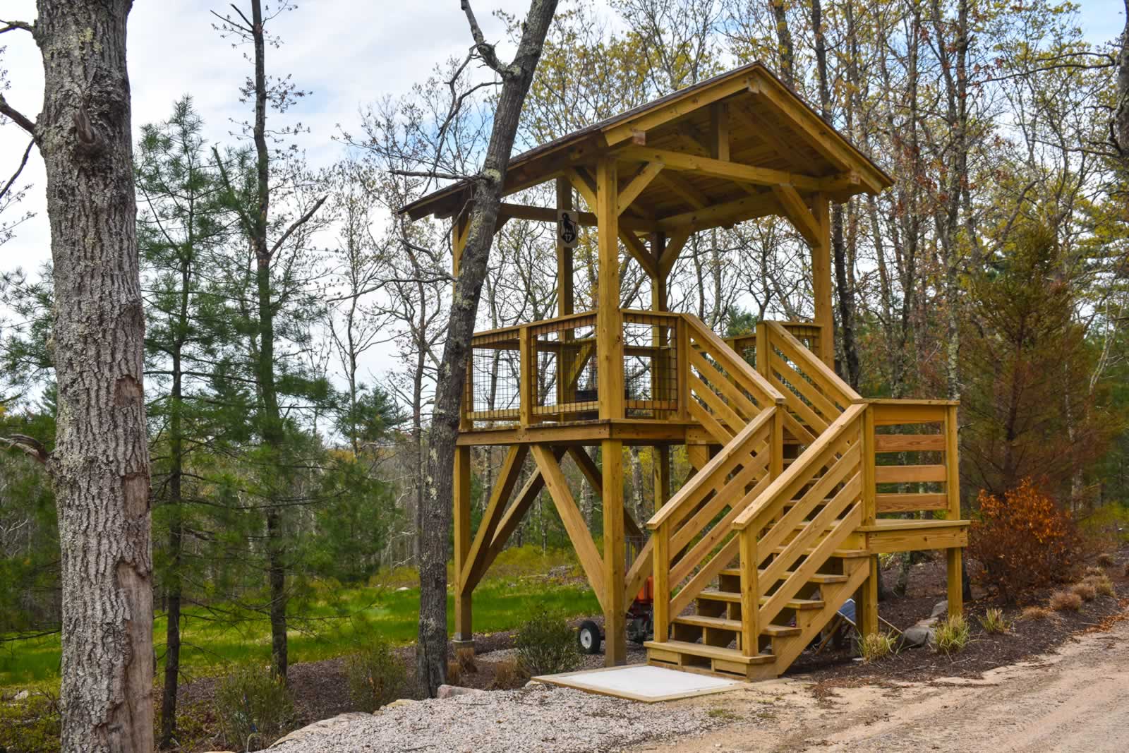 Station 17 — elevated stair tower
